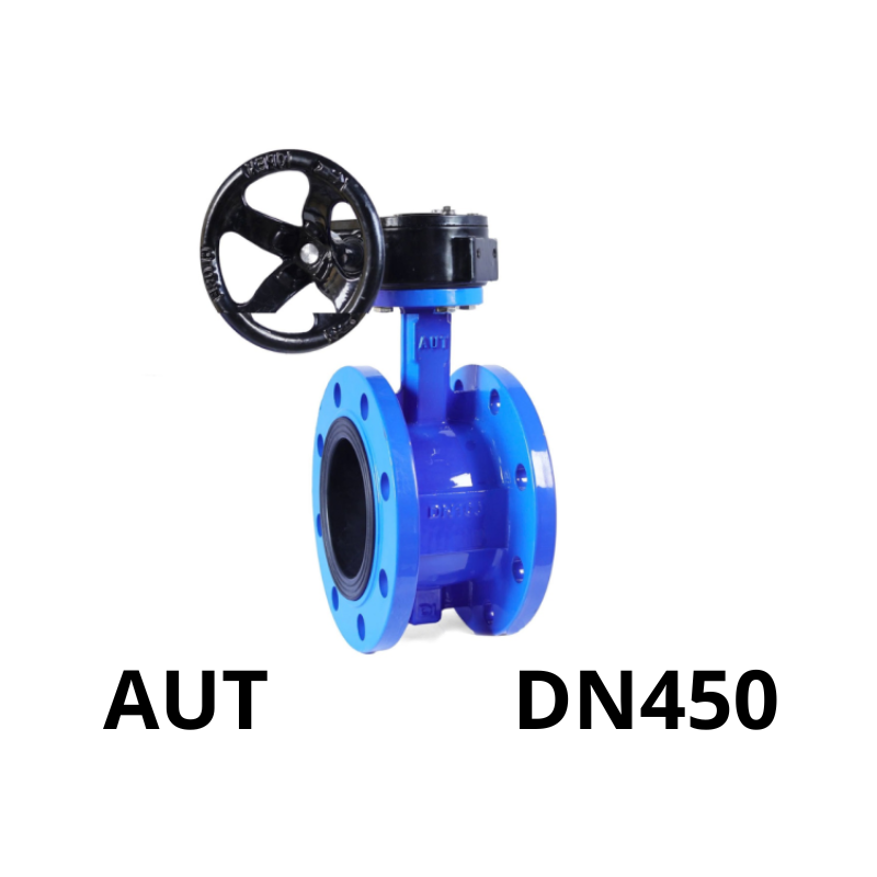 Van bướm mặt bích AUT DN450 6 Van bướm mặt bích AUT DN450